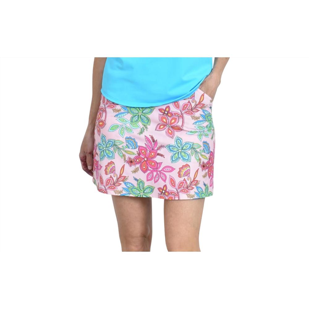 NEW SOUTHWIND fairway skort in pink vinca